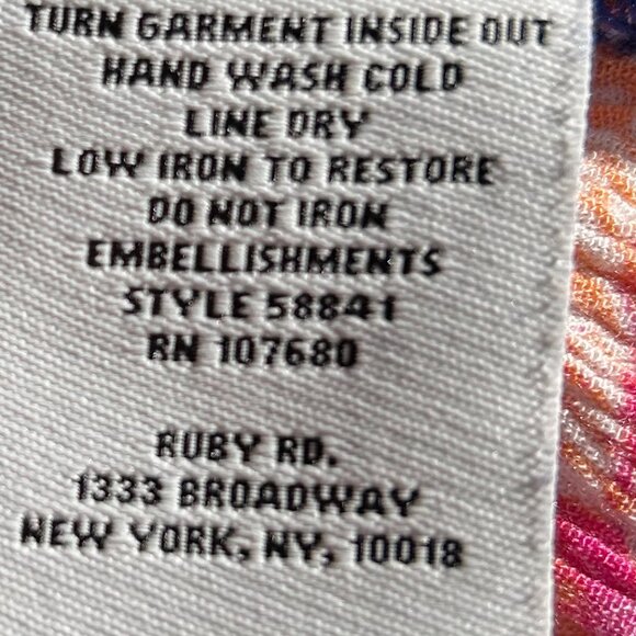 Ruby Rd 1X Bright Colored Top - Picture 4 of 14